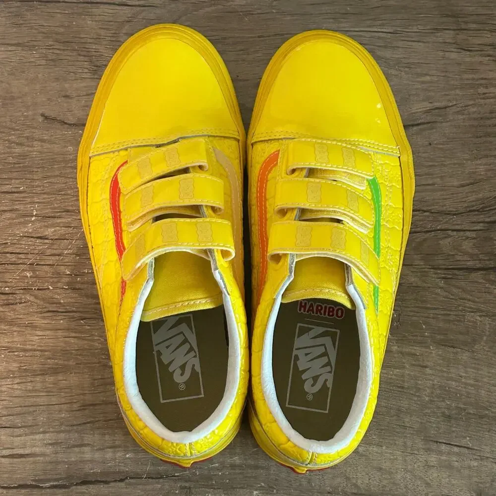 Vans X Haribo Old Skool Women’s Athletic Skate Shoes Sneakers Size 7.5 Yellow
